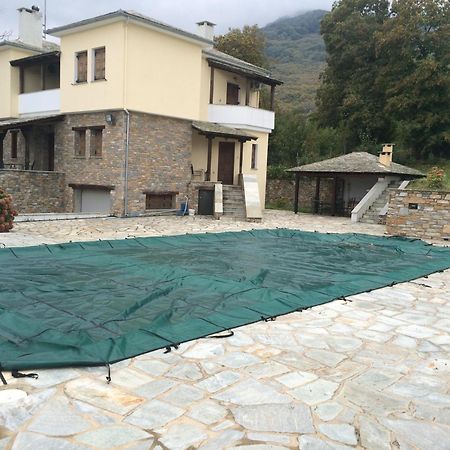 Luxury Villa With Pool In Tsagarada Bagian luar foto