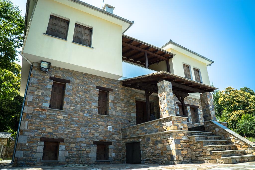Luxury Villa With Pool In Tsagarada Bagian luar foto