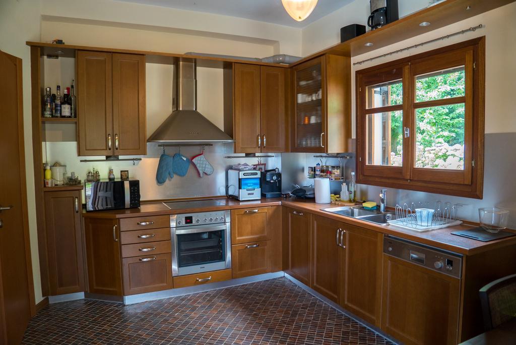 Luxury Villa With Pool In Tsagarada Bagian luar foto