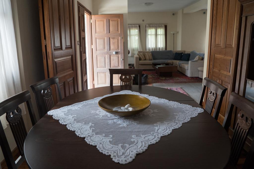 Luxury Villa With Pool In Tsagarada Bagian luar foto