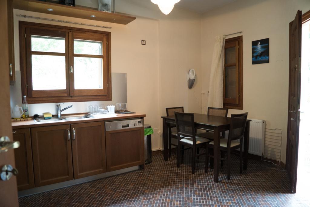 Luxury Villa With Pool In Tsagarada Bagian luar foto